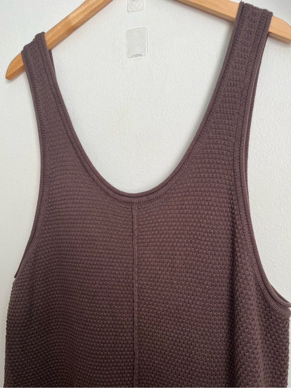 Free People Beach Hailee Sweater Jumpsuit Brown Overalls Slouchy - Picture 5 of 12